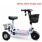 800W Foldable 3-Wheel 2-Seater Electric Mobility Scooter with Dual Baskets