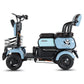 800W Foldable 3-Seater Electric Mobility Scooter with Child Seat