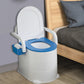 Heavy-Duty Portable Bedside Commode – Odor-Sealed Potty Chair & Squat Toilet for Seniors and Adults