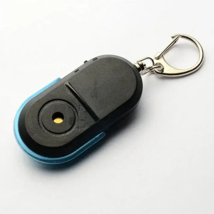 Anti-Lost Key Finder with Whistle Sound Activation, LED Flashing Beep Alarm Keychain Locator for Keys & Personal Items