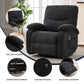 Power Lift Recliner Chair with Massage, 360° Swivel Rocker, 8-Point Vibration & Stand Assist for Adults