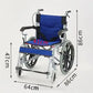 Lightweight Folding Manual Wheelchair with Dual Lock Brakes