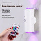 2-Pack Double-Head LED Motion Sensor Wall Lights with Colorful Ambient Lighting, Magnetic Mount for Bedroom & Hallway
