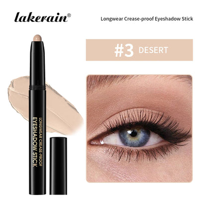 Eyeshadow and Eyeliner Stick, Matte and Shimmer Shades, Waterproof Metallic Glitter Eye Makeup Pencil