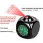 Digital Projection Alarm Clock with Voice Function, Snooze & Temperature Display, Adjustable Projector Desk Clock for Bedroom
