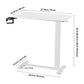 Height & Angle Adjustable Overbed Table with Swivel Casters, Mobile Rolling Bedside Laptop Desk for Home & Office