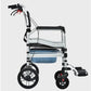 Portable Toilet Chair Alloy Commode with Wheels Foldable Shower Chair Convenient Adult Mobility Aid Bathroom Chair