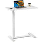Adjustable Overbed Table with Hidden Wheels – Height Adjustable Bedside & Sofa Laptop Desk, Mobile Standing Table for Bedroom