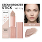 2-Piece Cream Bronzer Stick Set, Smooth Blendable Face Contour, Waterproof Natural Sun-Kissed Finish