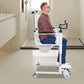 3-in-1 Patient Transfer Chair – Adjustable Shower & Commode Wheelchair for Home Care