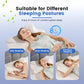 King Size Ergonomic Memory Foam Pillow with Cooling Pillowcase, Contoured Neck & Shoulder Support for Back, Side & Stomach Sleepers