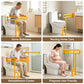 Heavy-Duty Bathroom Grab Bar – Non-Slip Nylon & Stainless Steel Safety Rail with Fluorescent Ring, 661 lb Capacity