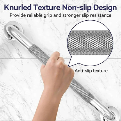 Stainless Steel Bathroom Grab Bar – Anti-Slip Shower Safety Handrail, 300/400/500mm
