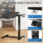 Adjustable Overbed Table with Wheels – Height Adjustable Tilt-Top Bedside Laptop Desk, Mobile Standing Table for Bedroom