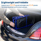 Lightweight Foldable Transport Wheelchair for Adults – Portable Travel Chair with Adjustable Height & Under-Seat Storage