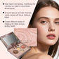 7-Color All-in-One Makeup Palette, Eyeshadow, Blush, Highlighter & Contour, Matte and Shimmer Finishes
