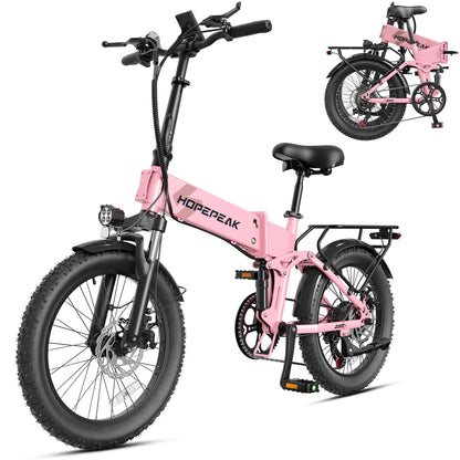 Z20 Folding Electric Bike for Adults – 1200W Peak Motor, 48V 12Ah Removable Battery, 20" Fat Tires, 28 MPH