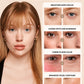 2-in-1 Foundation & Concealer Stick with Built-In Brush and 8-Piece Makeup Brush Set, Lightweight Coverage