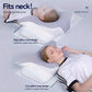 Butterfly Memory Foam Cervical Pillow – Ergonomic Contoured Neck Support Sleeping Pillow with Washable Cover for Side & Back Sleepers