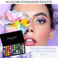 50-Color Rainbow Eyeshadow Palette, Matte Shimmer Glitter & Metallic, Highly Pigmented Waterproof Eye Makeup