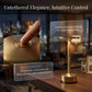 Portable Rechargeable LED Table Lamp, Stepless Dimming, 3 Light Colors, Touch Control, USB-C Charging, Aluminum Alloy Body and Anti-Slip Base