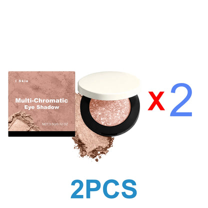 Neutral Nude Eyeshadow Palette, Shimmer, Glitter & Pearlescent Finishes, Long-Lasting Eye Makeup