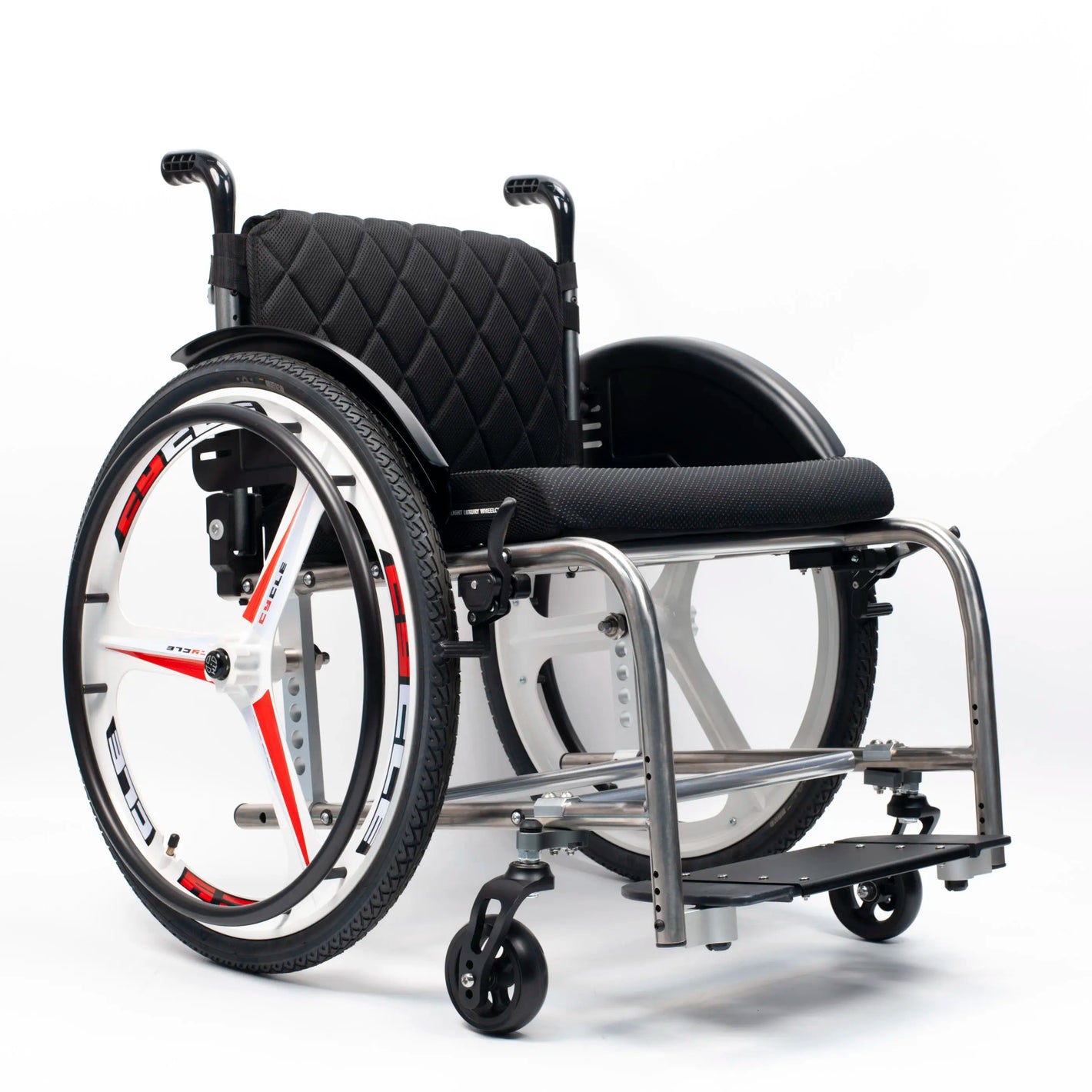 Extra-Large Lightweight Titanium Alloy Rigid Sports Wheelchair