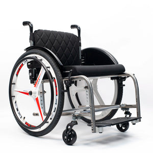 Extra-Large Lightweight Titanium Alloy Rigid Sports Wheelchair