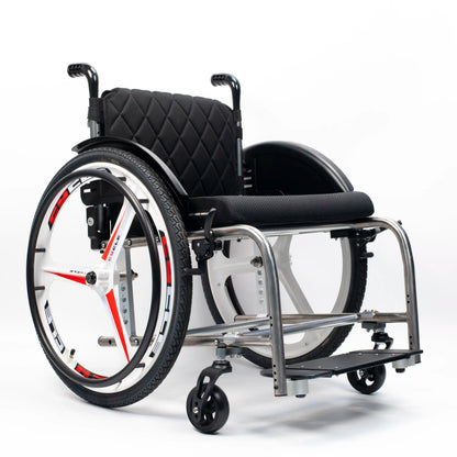 Extra-Large Lightweight Titanium Alloy Rigid Sports Wheelchair
