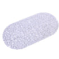 Oval Pebble PVC Bathtub Mat 36x69cm, Non-Slip Shower Mat with Suction Cups & Drainage Holes for Bathroom