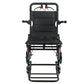 17.7 Inch Narrow Foldable Transport Wheelchair with Pull Bar