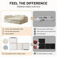 Modern Modular Cloud Sectional Sofa – Oversized Deep Seat Couch with Removable Cushions for Living Room