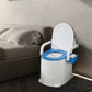 Heavy-Duty Portable Bedside Commode – Odor-Sealed Potty Chair & Squat Toilet for Seniors and Adults