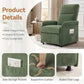 Electric Power Recliner Chair with Remote Control, Adjustable Reclining Sofa Chair for Living Room & Bedroom