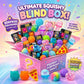 Mini Food & Foot-Shaped Mochi Squishy Mystery Blind Box, Soft Sensory Squeeze Fidget Toy