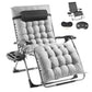 Zero Gravity Recliner Lounge Chair – Adjustable Padded Anti-Gravity Chair with Cushion, Footrest & Cup Holder
