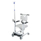 3-in-1 Patient Transfer Chair – Adjustable Shower & Commode Wheelchair for Home Care