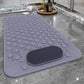 Non-Slip Bathtub & Shower Mat 27.5x15.7 Inch, Beige Foot Scrubber Bath Mat with Suction Cups & Drain Holes, Machine Washable