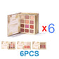 Foldable All-in-One Makeup Palette with Eyeshadow, Blush, Lipstick & Shimmer Highlighter, Travel Set