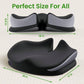 Large Memory Foam Office Chair Cushion – Ergonomic Back Support & Non-Slip Seat Pad for Desk Chair, Car & Home