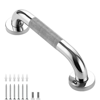 Stainless Steel Bathroom Grab Bar – Anti-Slip Shower Safety Handrail, 300/400/500mm