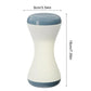 Cordless RGB LED Table Lamp with Touch Control, 360° Rotating Hourglass Design, Color-Changing Bedside Ambient Light