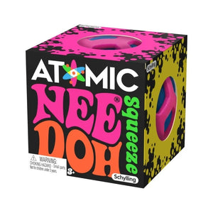 Schylling NeeDoh Atomic Stress Ball, Sensory Squishy Fidget Toy for Adults