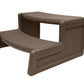 Portable Non-Slip Hot Tub Spa Step, 300 lbs Capacity, Weather-Resistant UV Polyethylene, Reversible Tread, Made in USA