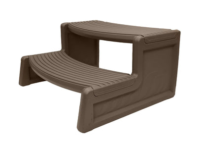 Portable Non-Slip Hot Tub Spa Step, 300 lbs Capacity, Weather-Resistant UV Polyethylene, Reversible Tread, Made in USA