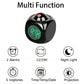 Digital Projection Alarm Clock with Voice Function, Snooze & Temperature Display, Adjustable Projector Desk Clock for Bedroom