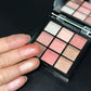 9 Shades Pink Rose Eyeshadow Palette Matte Shimmer Glitter Waterproof Long Lasting Pigmented Portable Daily Party Eye Makeup For Women Makeup
