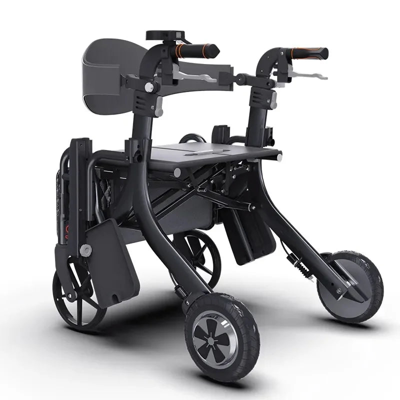 Portable Foldable Electric Transfer Chair and Walker Mobility Aid