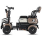 800W Foldable 3-Seater Electric Mobility Scooter with Child Seat