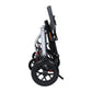 Lightweight Foldable Transport Wheelchair – 15.75" Seat Portable Travel Chair with Handbrakes